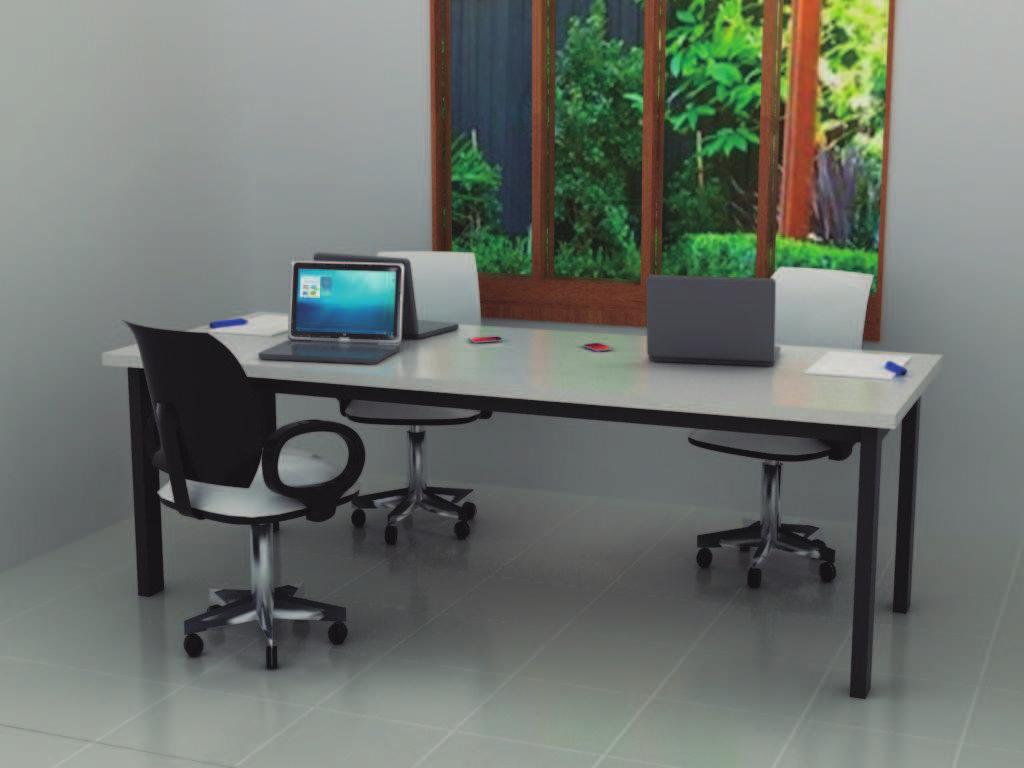 6040 Mesa de trabajo. El equipamiento ideal para el trabajo grupal, donde la comodidad es lo mas importante.