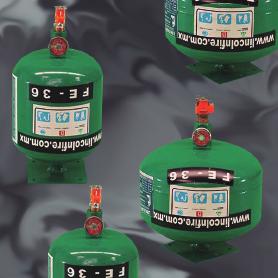 Extintores a base de reemplazantes de los halógenos (Halotron FE-36 ) Tienen la ventaja de ser agentes limpios, es decir, no dejan vestigios ni residuos, además de no ser conductores de la