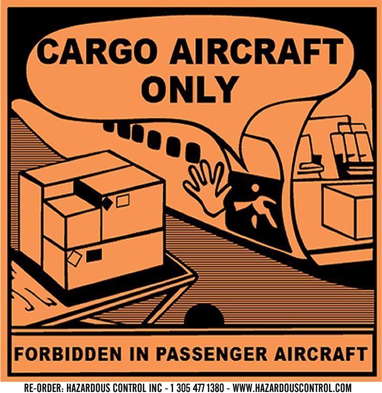 Existen mercancías peligrosas prohibidas para vuelo PAX, y solo se