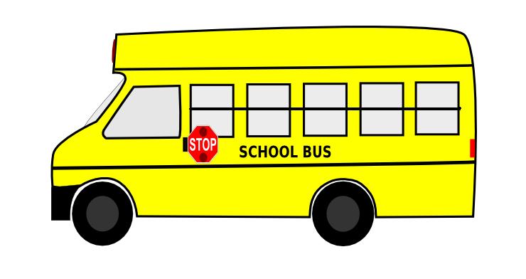 El autobús escolar Cada ventana del autobús escolar es para 2 estudiantes.
