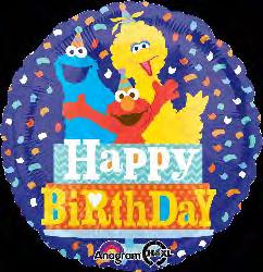 S60 09 29999-09 A20 Sesame Street Birthday Confetti Sesame
