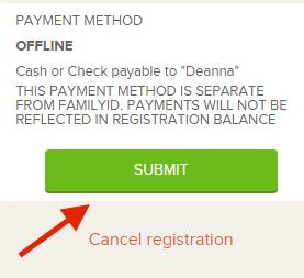 For offline payment - after you have clicked the 'Submit' button, your registration will be complete and you will receive an email confirmation from us.