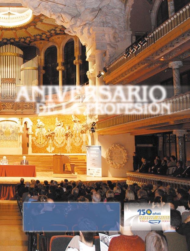 ANIVERSARIO DE LA PROFESIÓN En el incomparable marco del Palau de la Música Catalana, tuvo lugar el Acto de Clausura del 150 Aniversario de la Profesión al que acudió, como