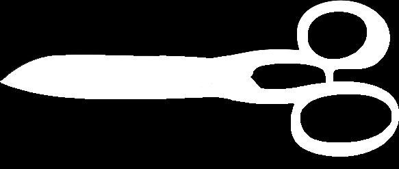 Está formada por dos cuchillas de acero que giran sobre un eje común respecto al cual se sitúan los filos de corte a un lado y el mango en el lado opuesto.
