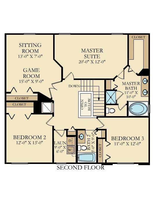 Dormitorios:4 Baños:2,5 Medios