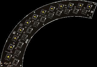 Circular - 2.21.12 - D229mm - 12LED Circuito diseñado para su aplicación en víal, junto con la 2.22.12 permite realizar una amplia circunferencia de LED. Óptica víal disponible.