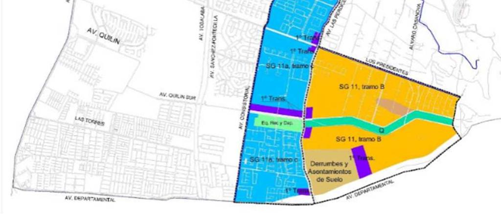Los ámbitos que abarcará esta modificación son acotados, y se enmarcan en el área de Extensión Urbana Comunal que actualmente cuenta con las siguientes zonas regidas por el PRMS: Tabla 4.