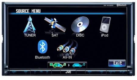 Página: KW-AVX80 Receptor de DVD/CD/USB/Bluetooth con sensor de movimiento.