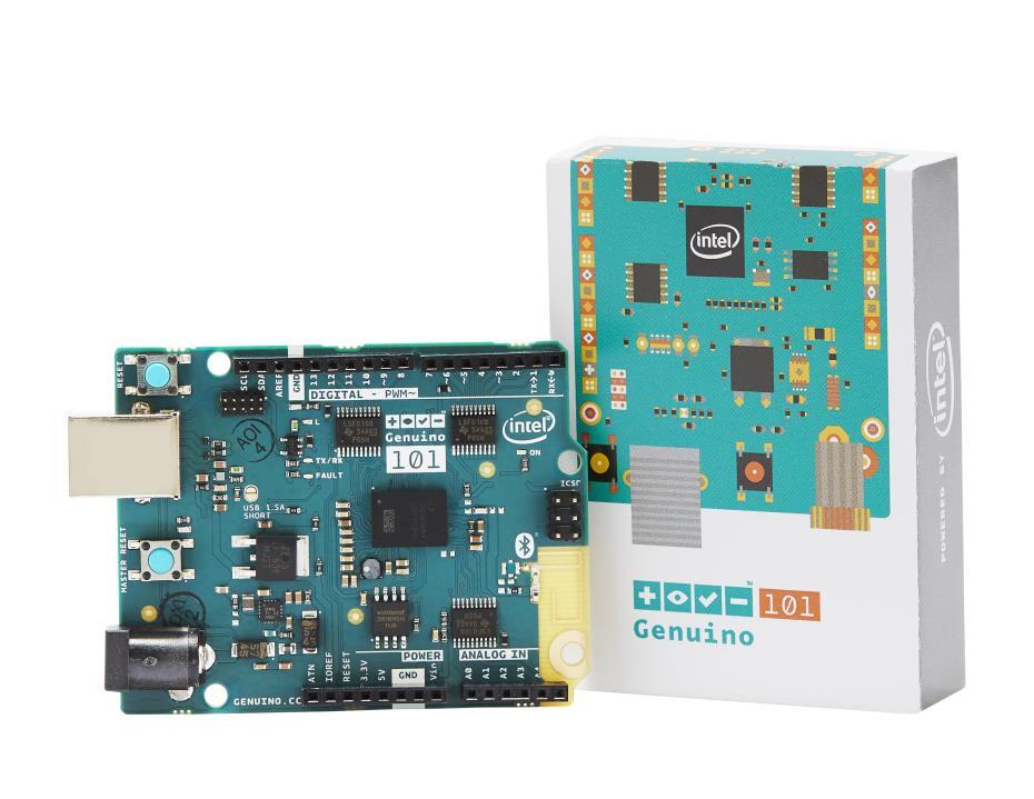 Placa de enseñanza Arduino/Genuino* 101, equipada por Intel Placa de circuito simple, por lo que es fácil aprender electrónica.