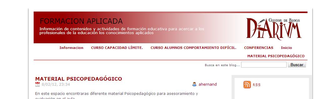 . DOCUMENTOS WEB http://diarium.usal.es/ahernand/ - Documento sesión 3 - Normativa referencia - DIAC.