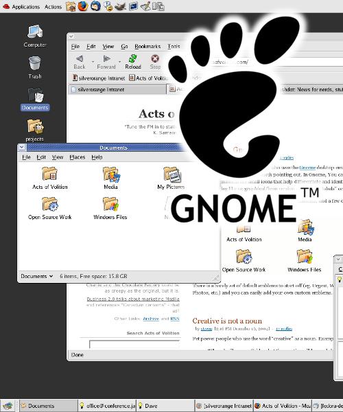 Gnome El proyecto fue iniciado por los programadores mexicanos Miguel de Icaza y Federico Mena.