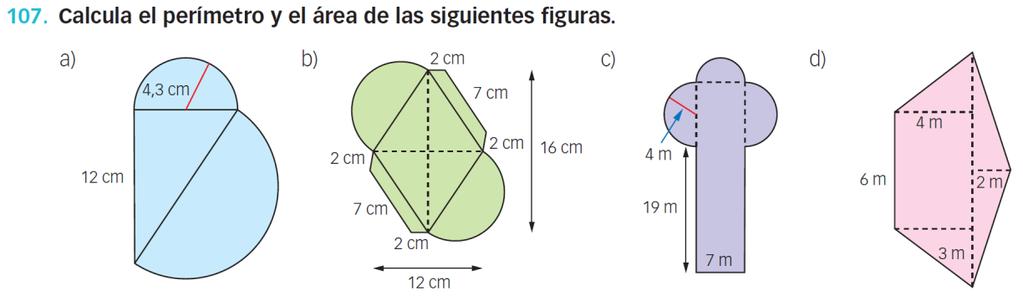 El radio de la circunferencia que circunscribe al hexágono es el lado del hexágono: El radio de la circunferencia