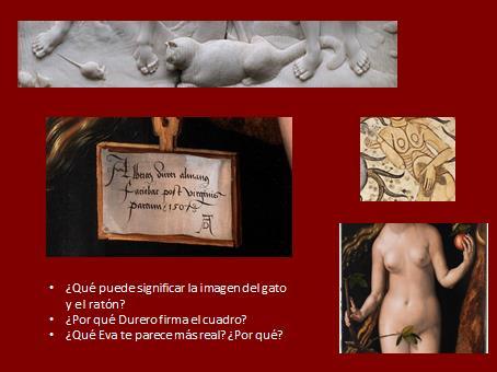 Veamos un ejemplo para cada grupo de imágenes: 1) El Pecado Original. Vera Cruz de Maderuelo.