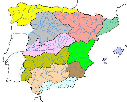 Virtual Water exports by River Basin (2006) Norte Duero 49 51 Ebro 32 68 C.I.