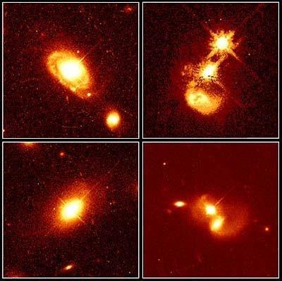 Los espectros de los AGN son claramente reconocibles y distinguibles de los de galaxias normales.