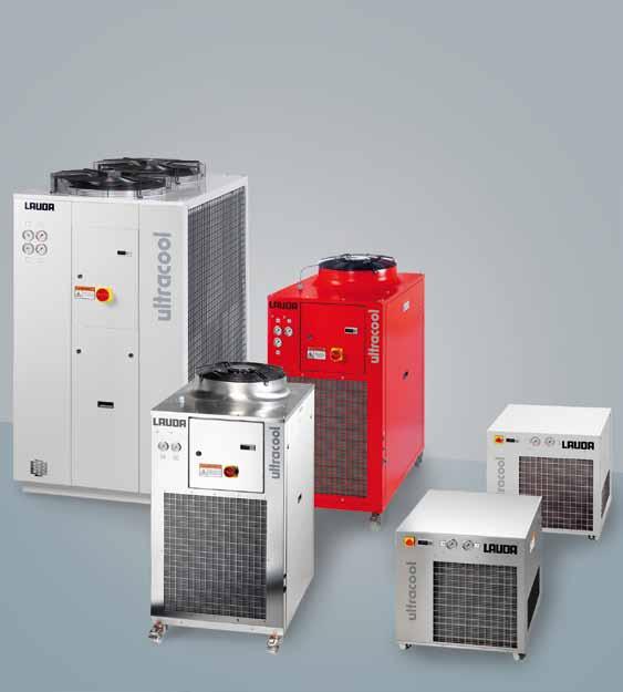 LAUDA Ultracool Enfriadores de circulación de proceso para aplicaciones industriales con potencias de refrigeración de hasta 265 kw de -5 a 25 C Ejemplos de