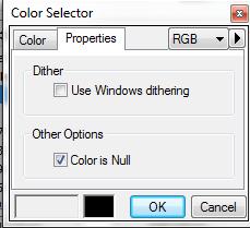 que este no contiene detecciones, dando clic en el dato 0 Color Selector- Properties- Seleccionar Color is null ok (Figura 7). Figura 8.