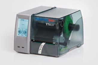 Sistemas de Identificación Impresoras y Software Impresora de Transferencia Térmica TT430 La impresora TT430 de transferencia térmica es perfecta para imprimir en materiales HellermannTyton tales