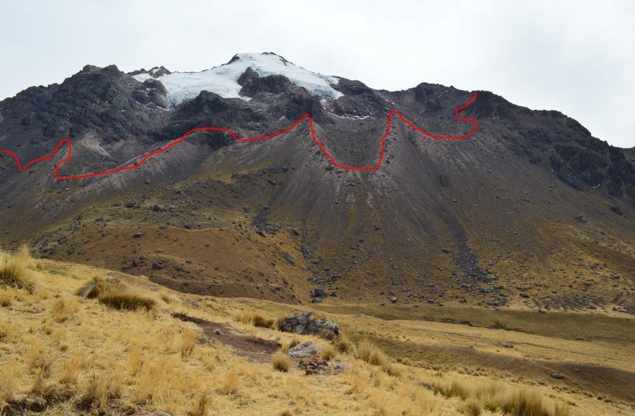 Fotografía N 6: Nevado Condorcota, principal aportante hídrico a la