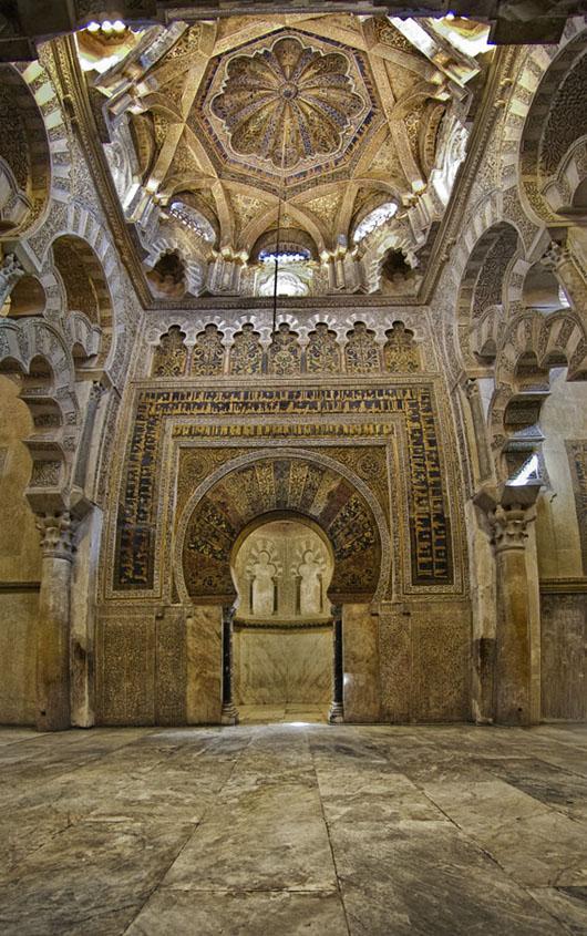Decoración: mosaico bizantino Mirhab