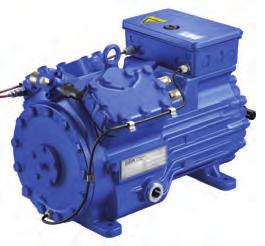 El suministro de los compresores CO2 subcríticos incluye : Compresore semihermético de 2 ó 4 cilindros Motor para arranque directo.