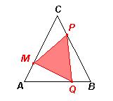 4º riterio: Dos triángulos que tienen respectivamente iguales dos lados y el ángulo opuesto al mayor de dichos lados, son iguales.