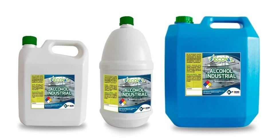 DESINFECCION ALCOHOL INDUSTRIAL DETALLES: Producto con una alta velocidad de evaporación usado para la limpieza y desinfección de equipos, ideal para la limpieza
