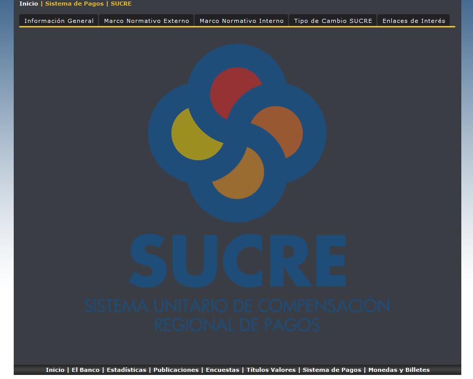 Portal informático del SUCRE http://www.bcn.gob.