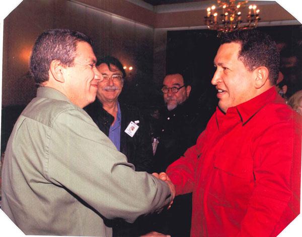 www.juventudrebelde.cu Beto Almeida en uno de sus encuentros con el Comandante Chávez.