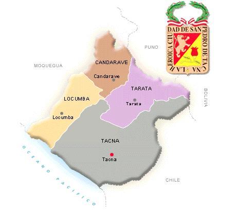 El mayor porcentaje de la población Tacneña se encuentra en la Provincia de Tacna 93% específicamente en las zonas periurbanas, según sexo el mayor porcentaje de nuestra población son los varones 52%
