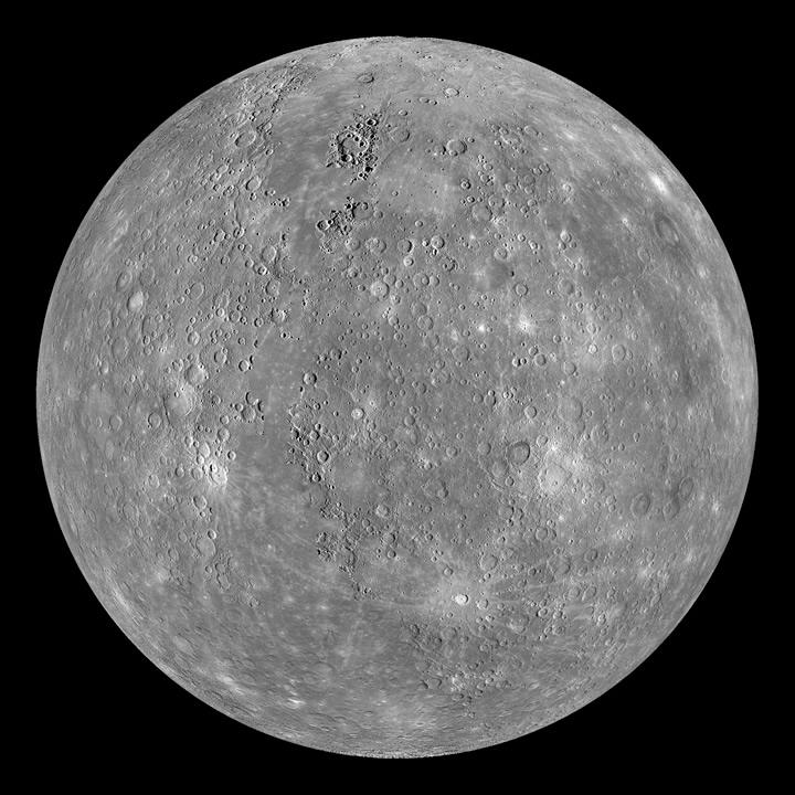 Mercurio Masa = 0.06 M Radio = 0.4 R Satélites = ninguno Atmósfera = (casi) ninguna Temperatura = 173 / +427 C Órbita Semi-eje Orbita = 0.