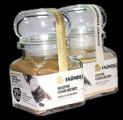 Harinas Flours Esencias de Setas Sabores Gourmet 100 % setas deshidratadas reducidas a polvo.