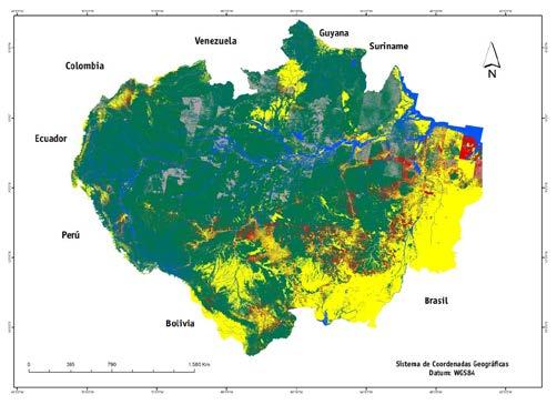Proyecto entrega a los Países Miembros de la OTCA el tercer Mapa Regional de la Deforestación 2013-2014 El Producto es resultado de los esfuerzos conjuntos para enfrentar la deforestación La
