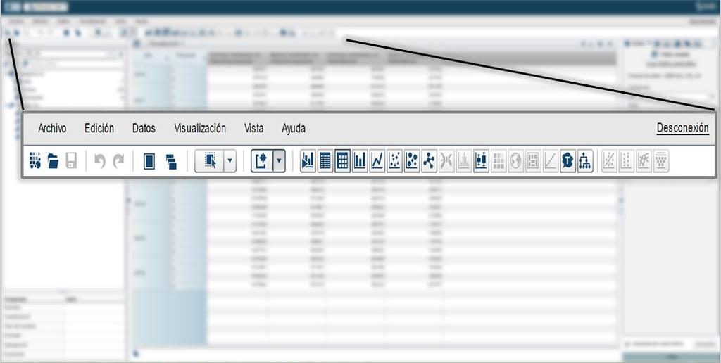 2.1.2. Descarga de consulta personalizada La pantalla de descarga de datos es igual para todas las tablas disponibles en el BIT y está compuesta por cuatro secciones.