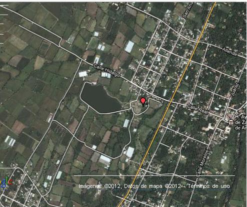 Imagen 5.21. Localización del Bordo Piedra Silleta Fuente: Google Earth.