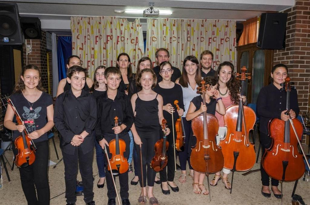 Ensemble Infantil OMFC Nace en junio de 2015 como respuesta al trabajo desarrollado en los diferentes talleres instrumentales.