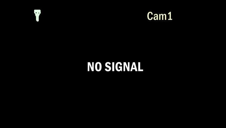 distancia. Advertencia de que no hay señal Figura 5-3 Cuando la cámara está situada demasiado lejos del receptor, aparecerá un mensaje en la pantalla.