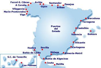 Las Autopistas del Mar y el Sistema Portuario Español El sistema portuario español se compone de 27