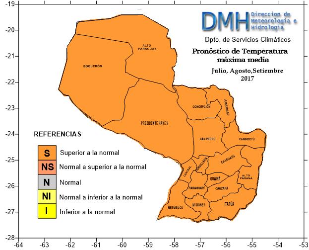 Temperatura máxima media Figura 7.