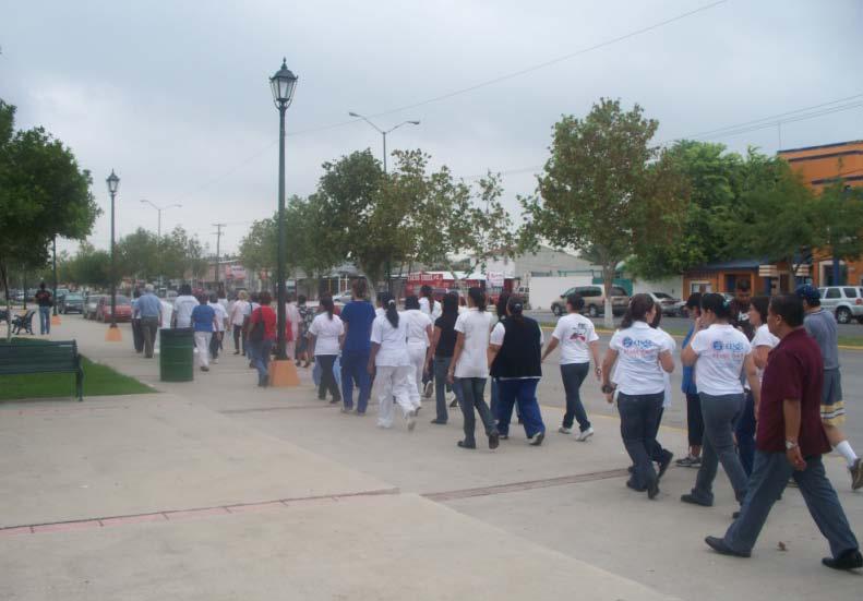 Coahuila Principales acciones Caminata de prevención de diabetes y obesidad Municipio fronterizo: Piedras Negras