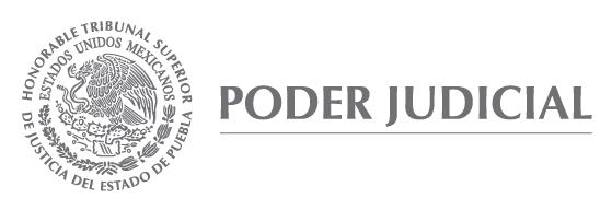 HONORABLE TRIBUNAL SUPERIOR DE JUSTICIA DEL ESTADO DE PUEBLA EL DILIGENCIARIO ADSCRITO A LA CUARTA SALA EN MATERIA CIVIL, ENCARGADO DE LOS TOCAS PARES, CON FUNDAMENTO EN EL ARTÍCULO 55 Y 56 DEL