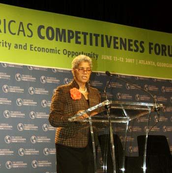 Atlanta, GA, USA Competitividad en las Américas: Promoviendo prosperidad y