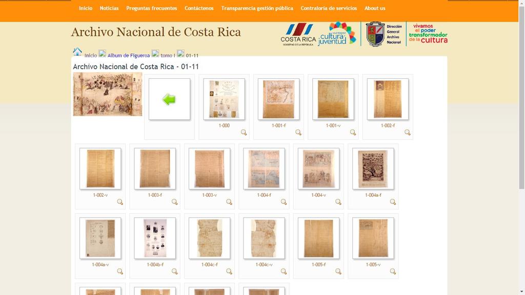 Archivo Nacional Su contenido es el más grande y abarcador del