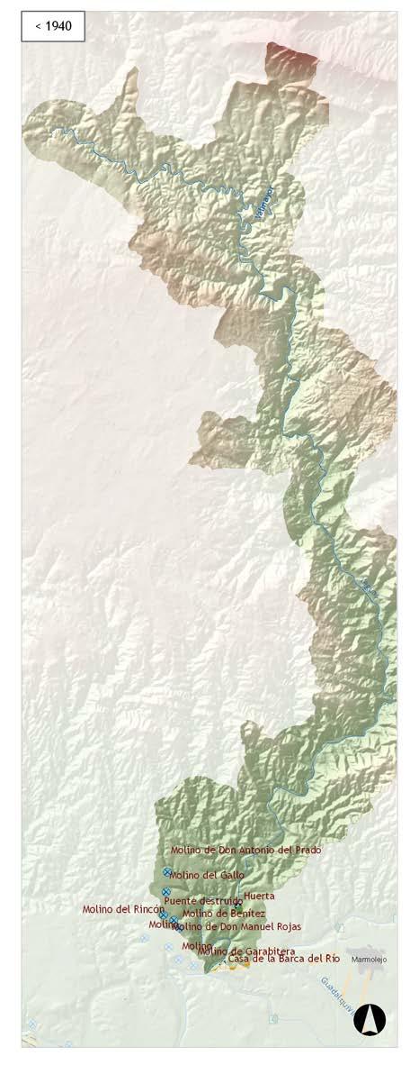 Los paisajes fluviales en la planificación y gestión del agua RECURSOS AMBIENTALES, PATRIMONIALES Y SOCIOCULTURALES Análisis toponímico En la cuenca del río Yeguas tiene lugar una evolución en la