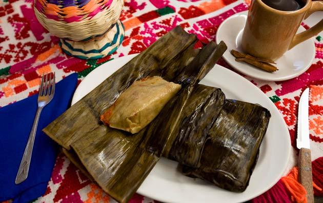 - Gastronomía, especialmente dedicada a estas festividades, se compone de alimentos a base de maíz, con presentaciones de tamales en varias modalidades como zacahuil,