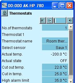 Configuración - continuación Ajuste de las funciones separadas de termostato 1. Ir a Menú de Configuración 2. Seleccionar Termostatos 3.