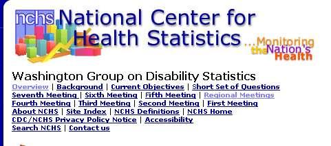 Recomendaciones internacionales El interés por la medición del fenómeno En 2001 surge el Washington Group on Disability Statistics (WG), del Seminario internacional de Naciones Unidas sobre la