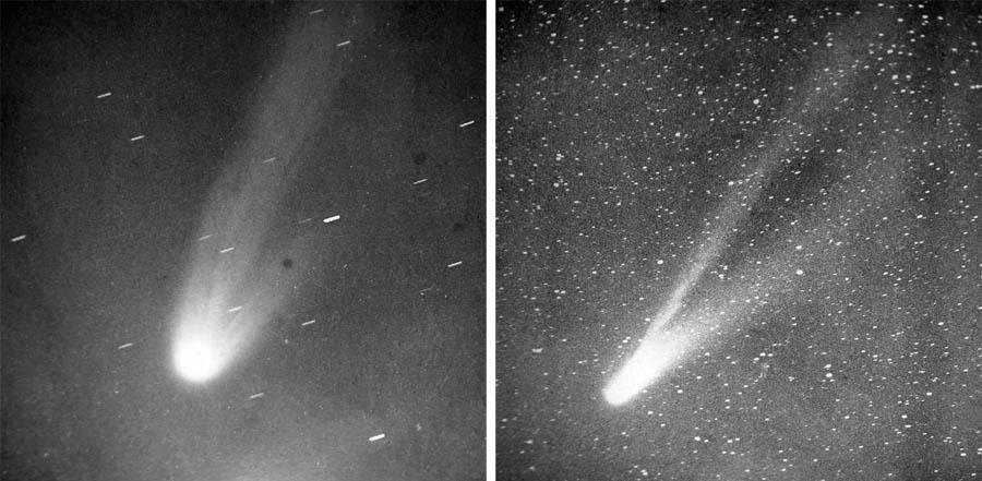 4 Fotografías del cometa C/1913 Y1 Delavan obtenidas en el Royal