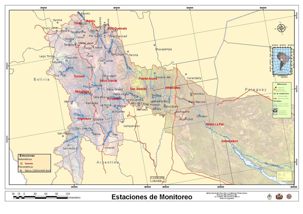 COMISION TRINACIONAL PARA EL DESARROLLO DE LA Figura Nº 1: Mapa cuenca