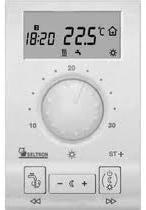 Termostatos y cronotermostátos de ambiente electrónicos Código PVP DIGILUX Conmutado 3 contactos Con interruptor ON/OFF (sólo frío o sólo calor). Escala de regulación: 5 35 C. Diferencial: 0,4 C.